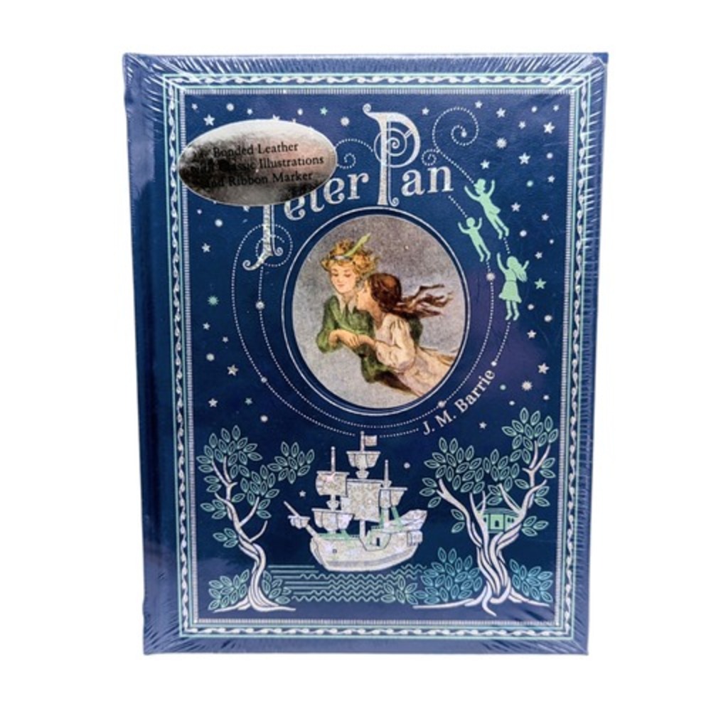 2014 Peter Pan By J.M. Barrie Bonded Leather HC Book Barnes And Noble Exclusive